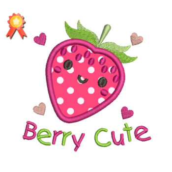Berry Cute Machine Embroidery Design
