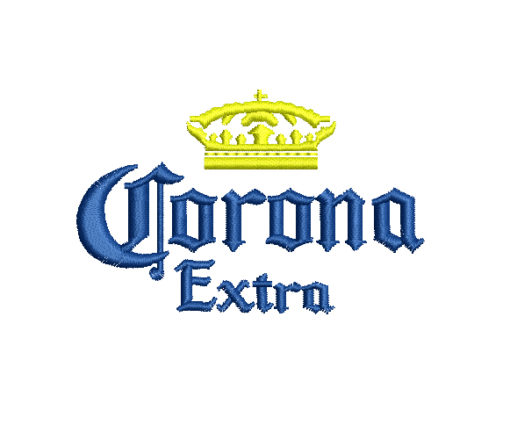 Corona Machine Embroidery Design