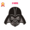 Dark Vader Header Machine Embroidery Design