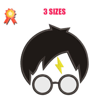 Harry Potter Applique Machine Embroidery Design