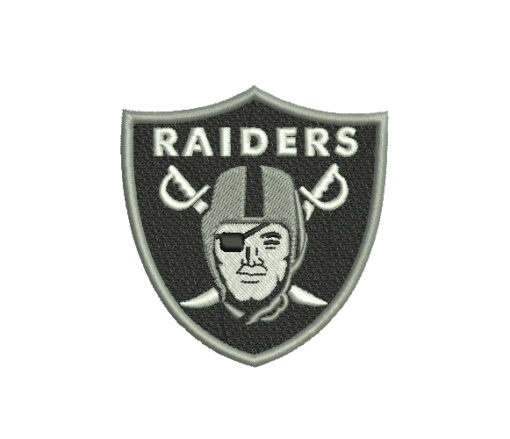 Oakland Raiders Machine Embroidery Design