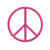 Peace Symbols Machine Embroidery Design