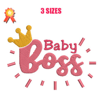 Baby Boss Machine Embroidery Design