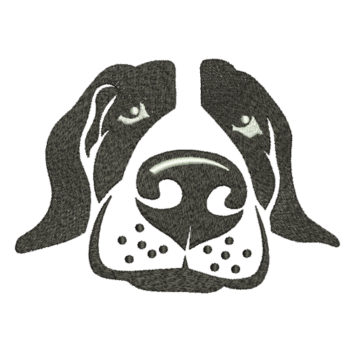 Basset Hound Machine Embroidery Design