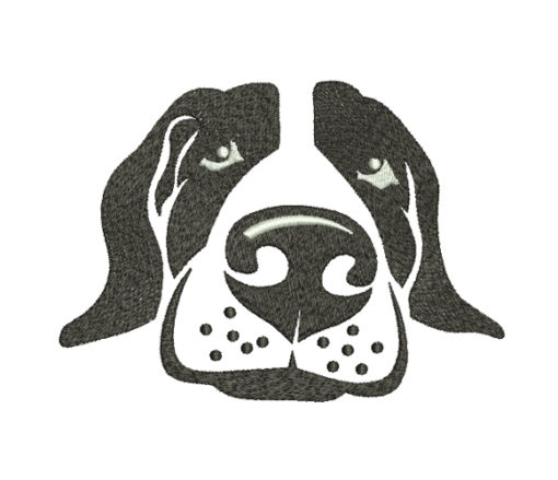Basset Hound Machine Embroidery Design