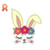 Bunny Ears Machine Embroidery Design