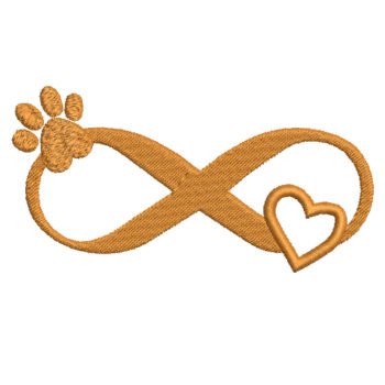 Infiniti Dog Love Machine Embroidery Design