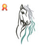 Outline Horse 2 Machine Embroidery Design