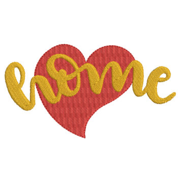 Love home Machine Embroidery Design