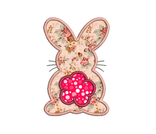 "Bunny Easter" is a Free Easter Machine Embroidery Design from Free Embroidery Design!