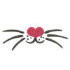 Cute cat Mouth Machine Embroidery Design