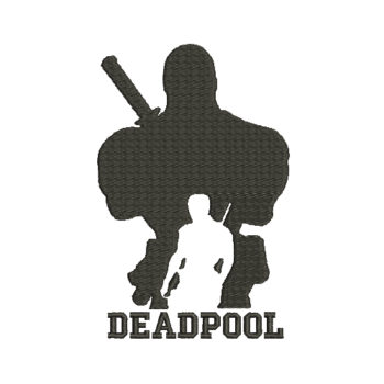 Deadpool Machine Embroidery Design