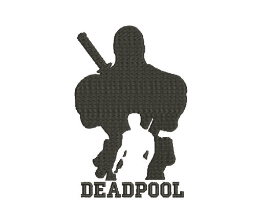 Deadpool Machine Embroidery Design