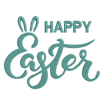 Happy Easter Machine Embroidery Design