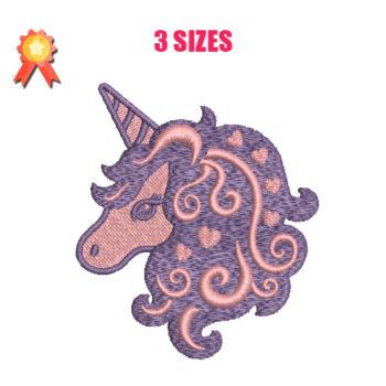 Unicorn Machine Embroidery Design