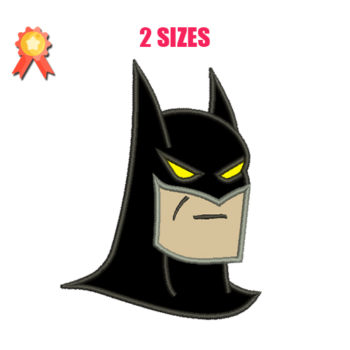 Batman Applique Machine Embroidery Design