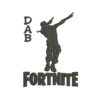 Dab Fortnite Machine Embroidery Design