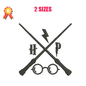 Harry Potter Elements Machine Embroidery Design