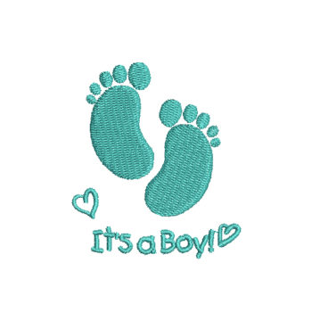 It Is a Boy Machine Embroidery Design
