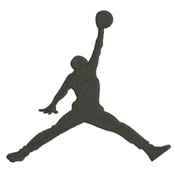 Jump Man Air Jordan Machine Embroidery Design