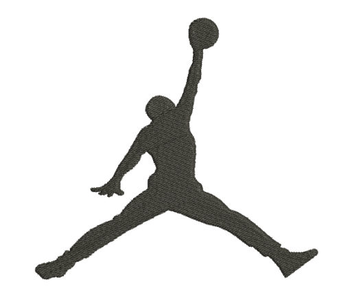 Jump Man Air Jordan Machine Embroidery Design