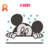 Mickey Mouse - Split Machine Embroidery Design