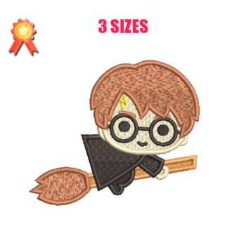 Mini Harry Potter Machine Embroidery Design