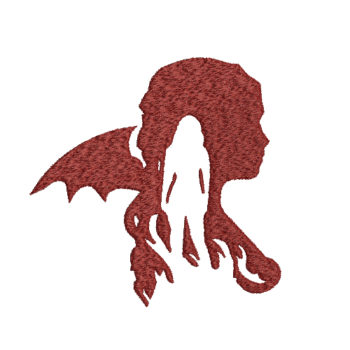 Daenerys Targaryen Machine Embroidery Design