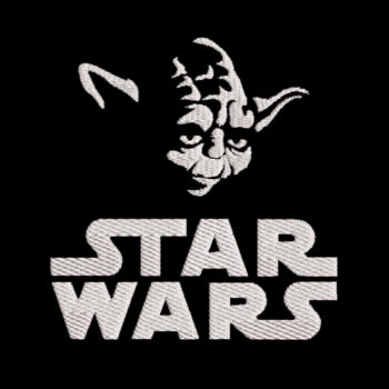 Star Wars Yoda Machine Embroidery Design