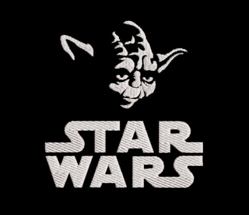 Star Wars Yoda Machine Embroidery Design