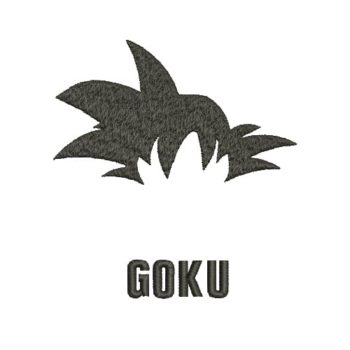 Goku Machine Embroidery Design