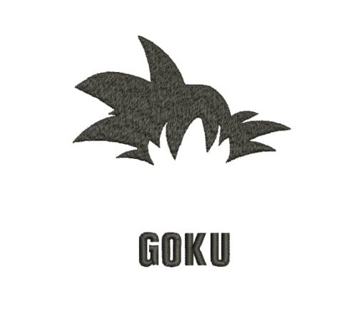 Goku Machine Embroidery Design