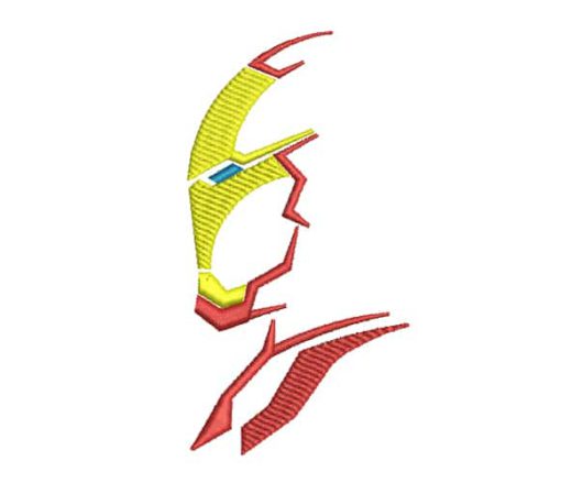 Iron Man Machine Embroidery Design