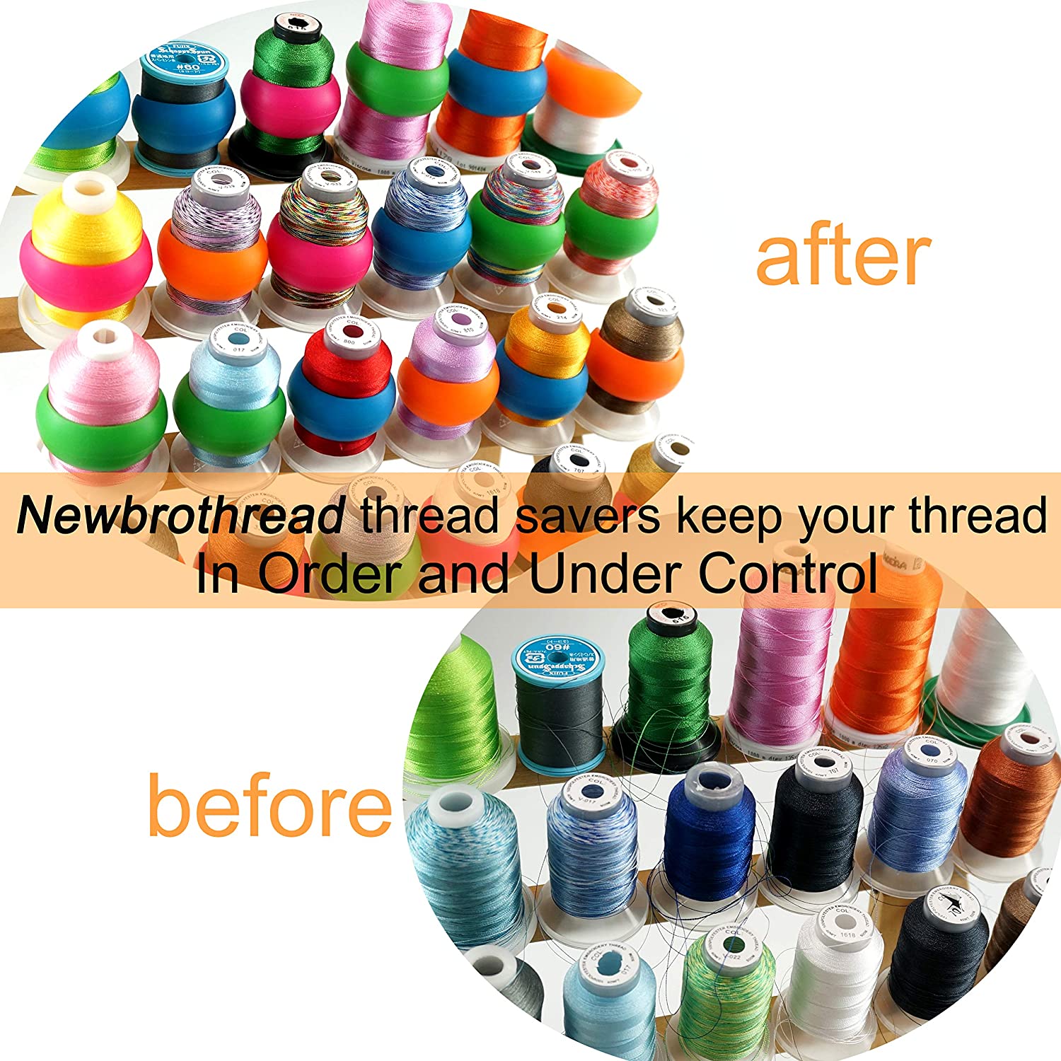 100pcs Thread Spool Savers