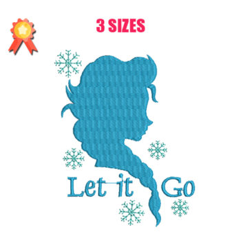 Frozen Elsa Machine Embroidery Design