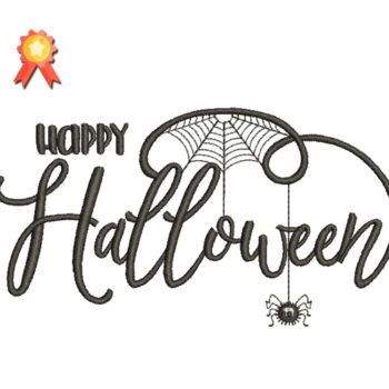 Happy Halloween Machine Embroidery Design