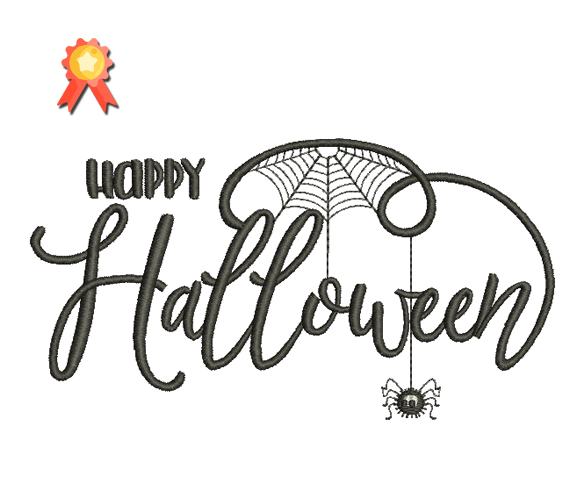 Happy Halloween Machine Embroidery Design