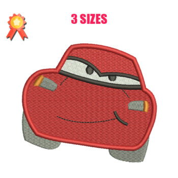 Lightning McQueen Machine Embroidery Design