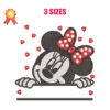 Minnie Mouse - Split Machine Embroidery Design