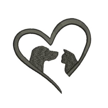 Pet Love Machine Embroidery Design