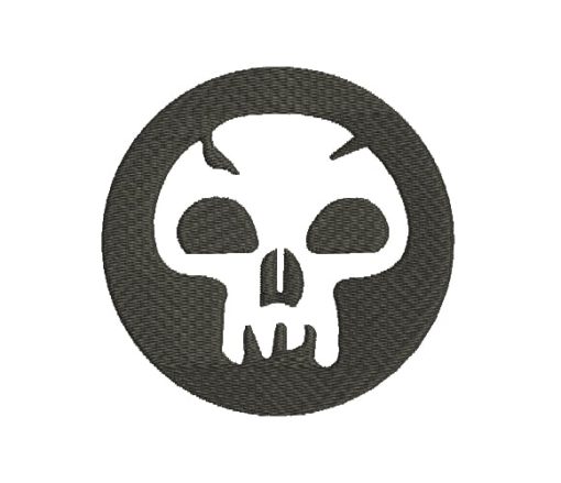 Skull Machine Embroidery Design