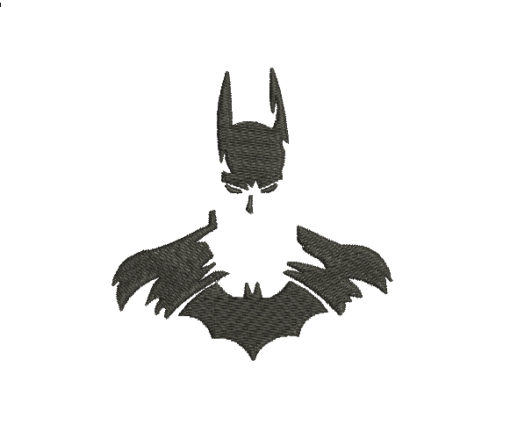 Batman Silhouette Machine Embroidery Design