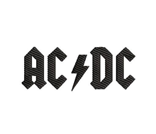 ACDC Machine Embroidery Design