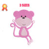 Girl Monkey Machine Embroidery Design