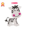 Zebra Baby Machine Embroidery Design