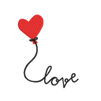Love Machine Embroidery Design