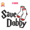 Save Dobby Machine Embroidery Design
