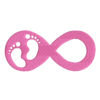 Baby Feet Infinity Machine Embroidery Design