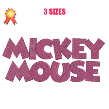 Mickey Mouse 2 Machine Embroidery Design
