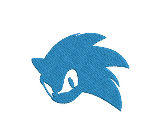 Sonic Machine Embroidery Design